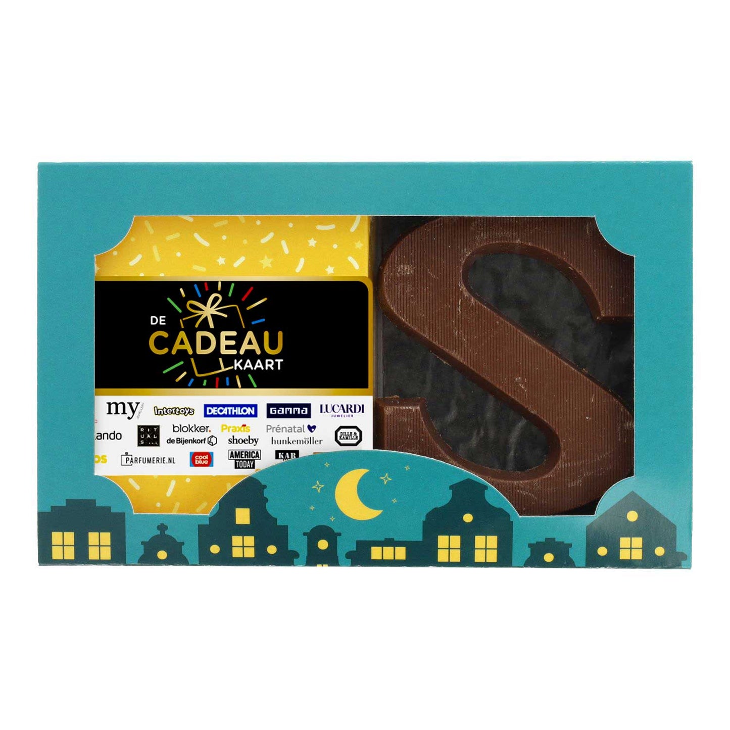 CadeaukaartKado® Cadeaukaart met chocoladeletter