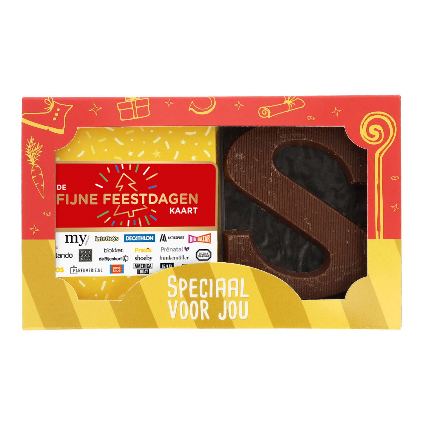 CadeaukaartKado® Cadeaukaart met chocoladeletter