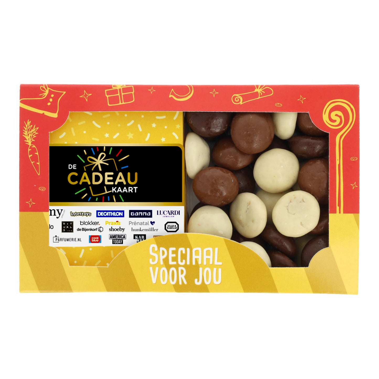 CadeaukaartKado® Cadeaukaart met chocolade kruidnoten