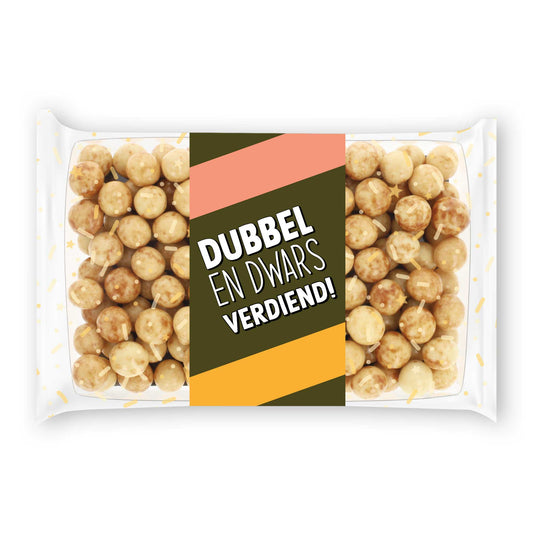 Doosje chocolade | Dubbel en dwars verdiend!