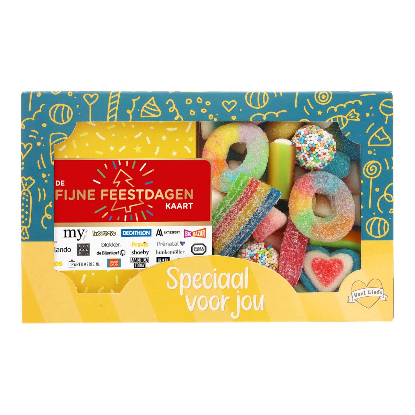 CadeaukaartKado® Cadeaukaart met rainbow mix