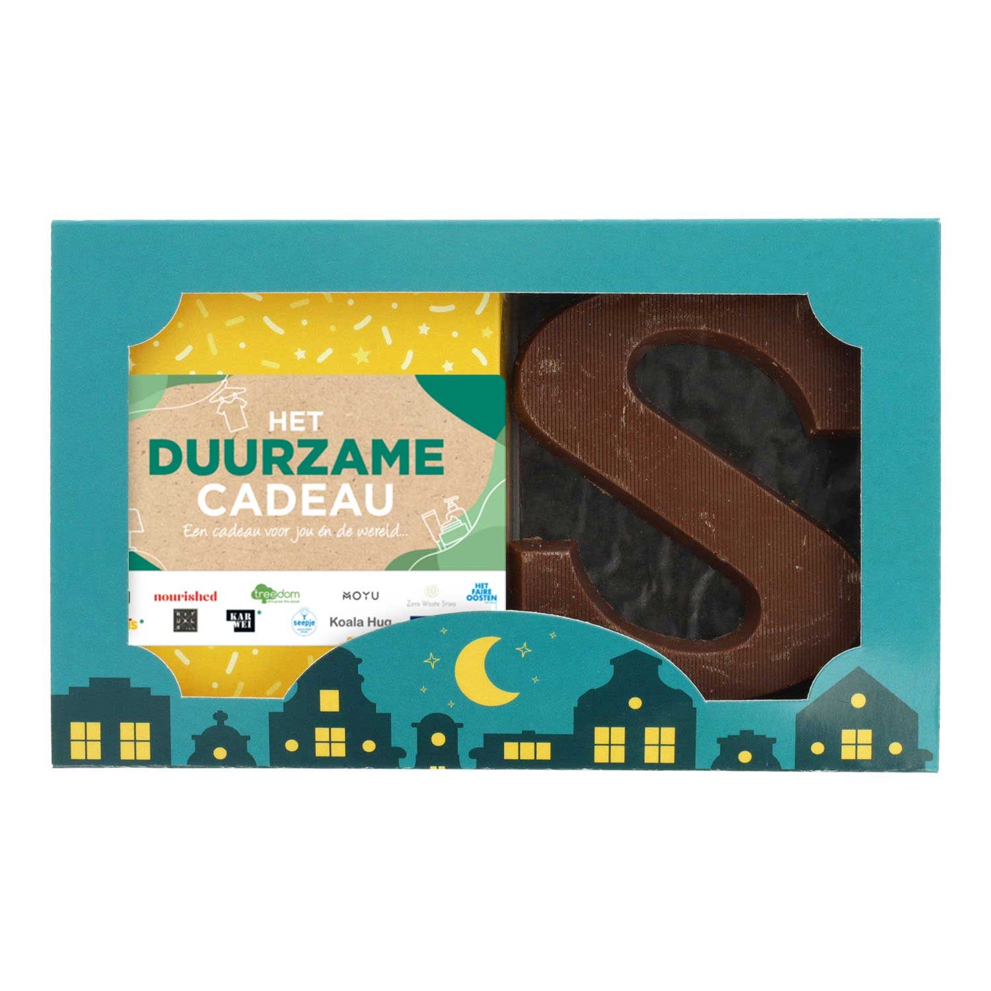 CadeaukaartKado® Cadeaukaart met chocoladeletter