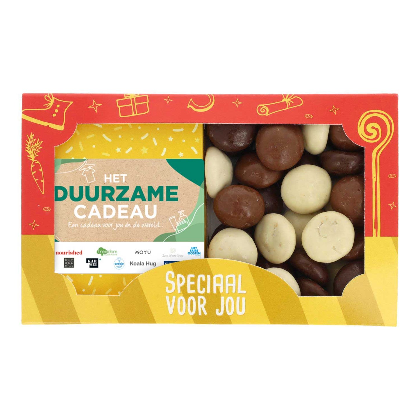 CadeaukaartKado® Cadeaukaart met chocolade kruidnoten