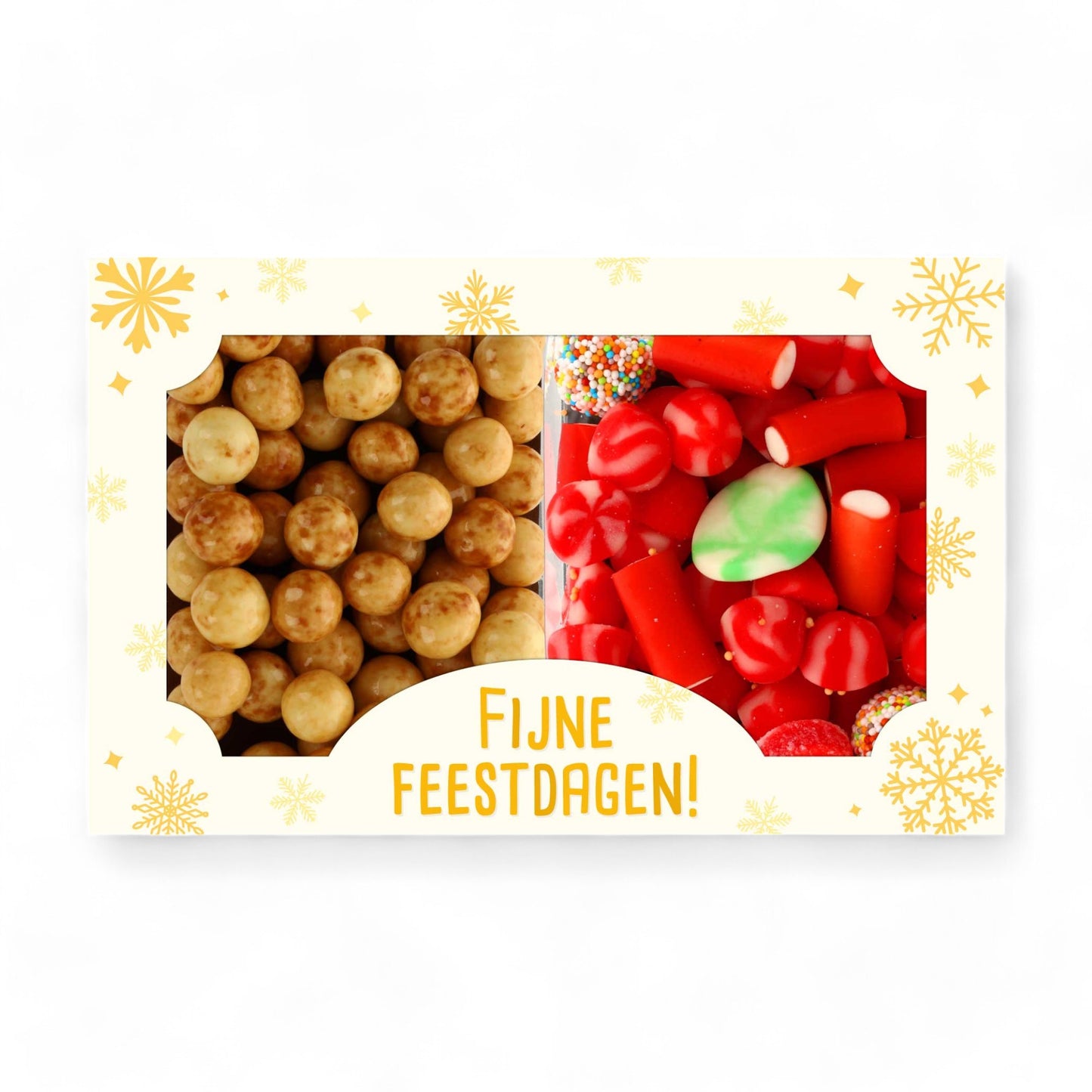 Cadeaupakketje | Kerstsnoep en crunchy choco's karamel