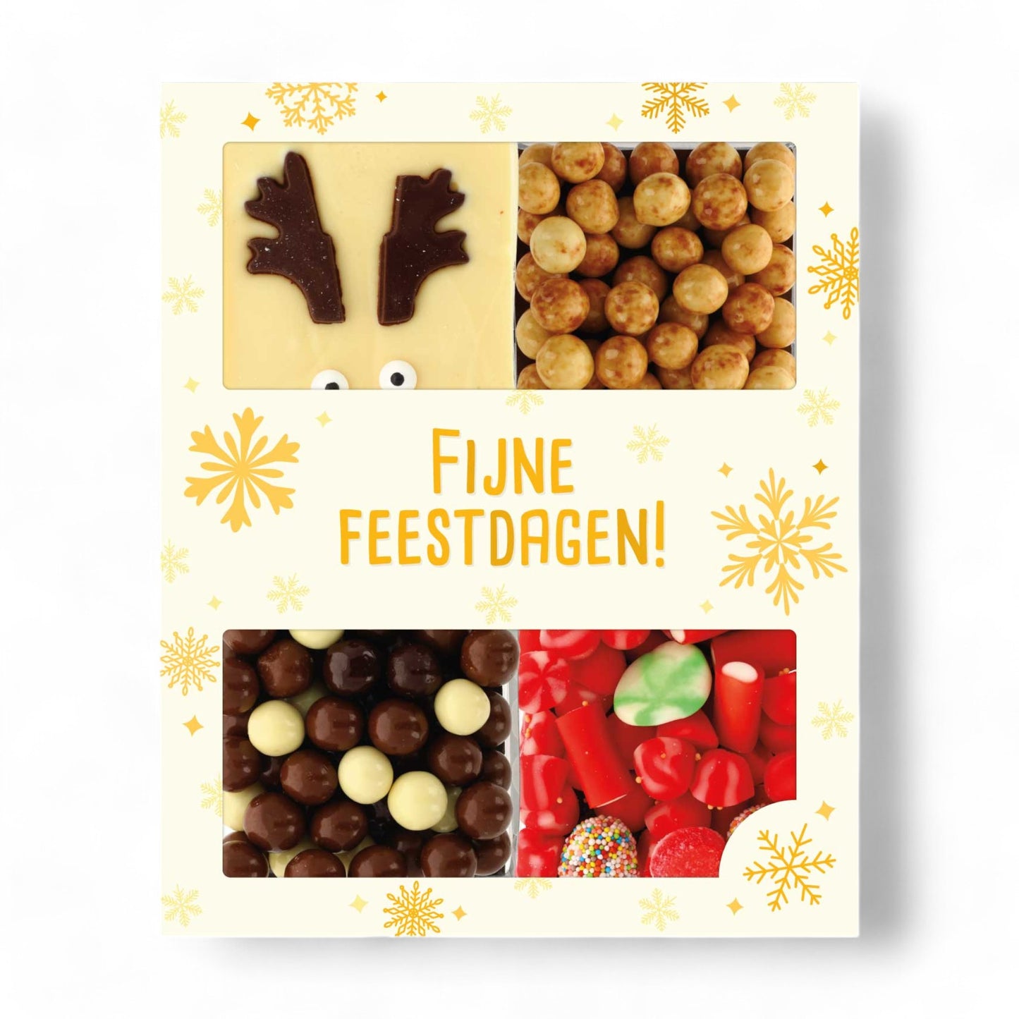 Cadeaupakket XL | Rudolf bar, kerstsnoep, crunchy's mix en karamel