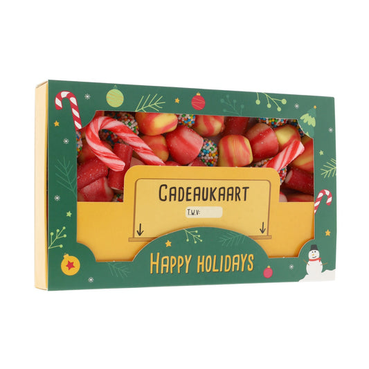 CadeaukaartKado® Happy Holidays | eigen cadeaukaart toevoegen
